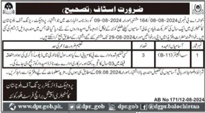 Balochistan Constabulary Jobs In Quetta 2024 Detail