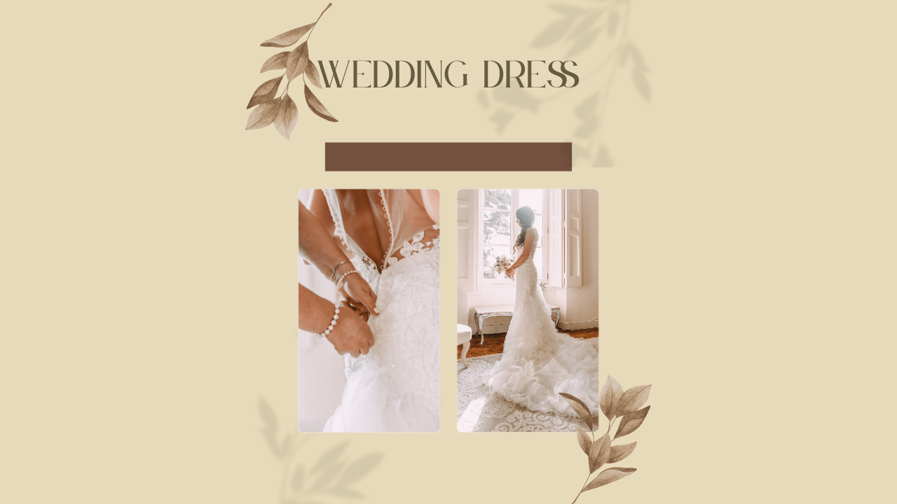 Long Sleeve V-Neck Luxury Wedding Dress