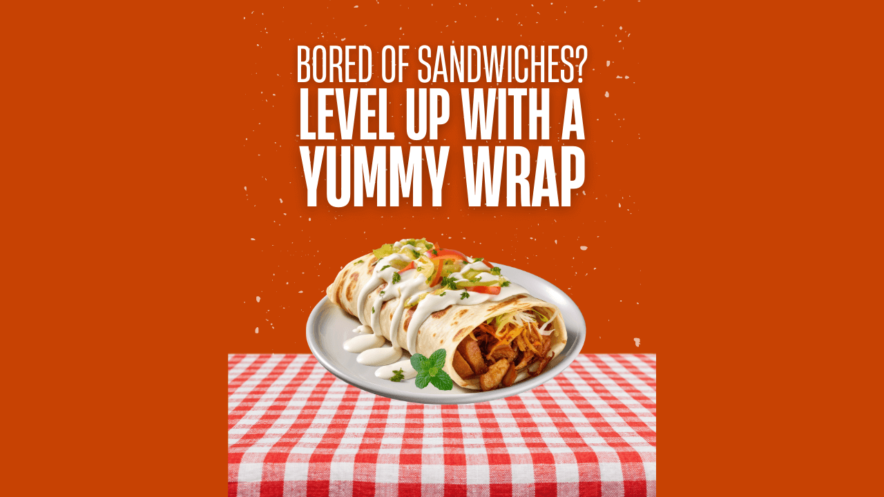 Cheesy Garlic Chicken Wraps